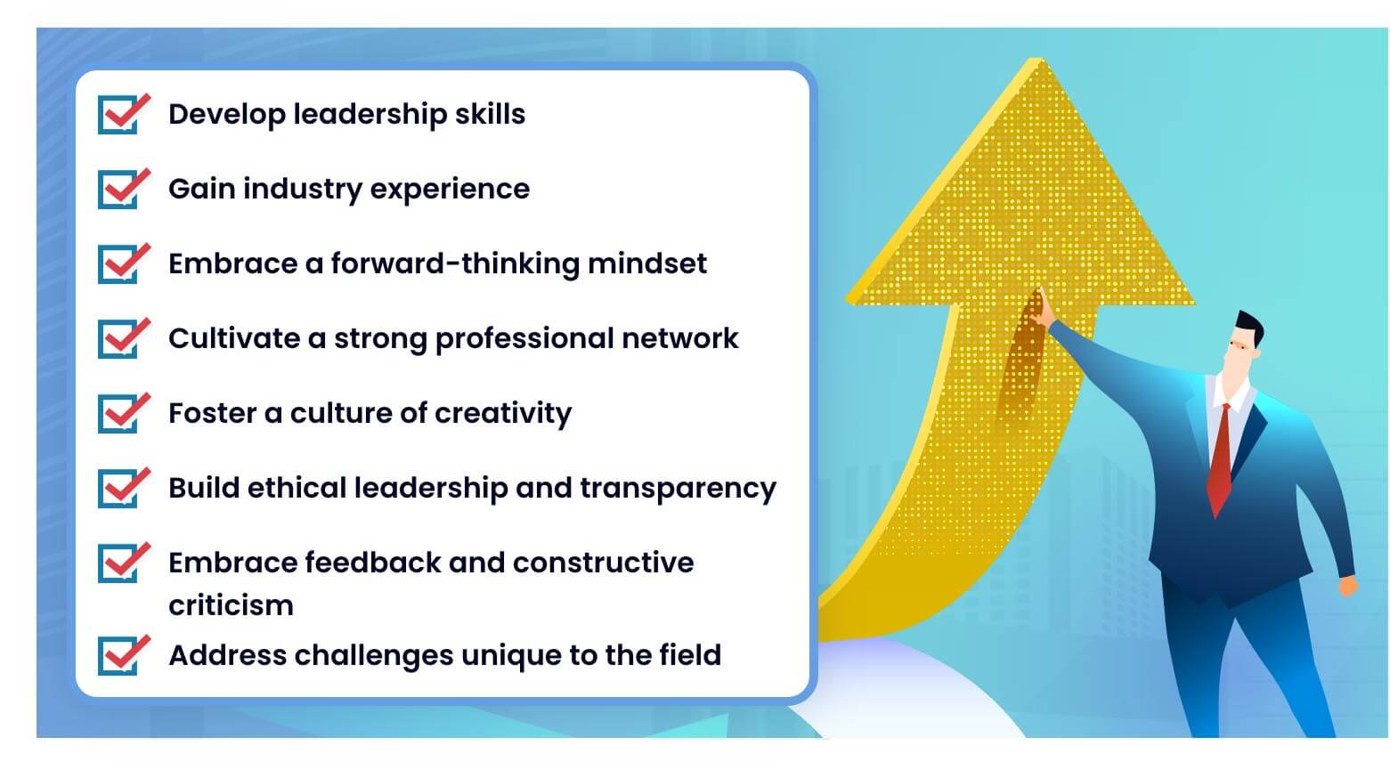 Key Qualities and Skills for Becoming an Effective CEO infographic