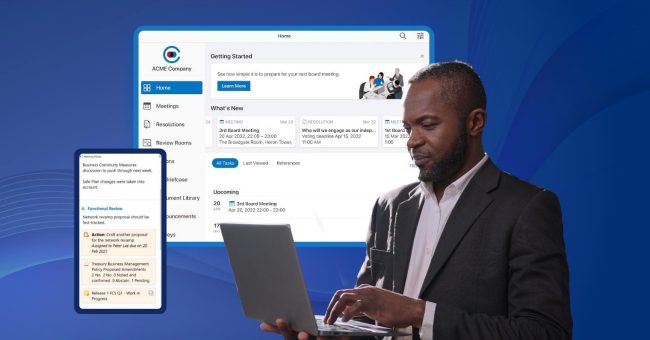 Convene Board Meeting Software Image