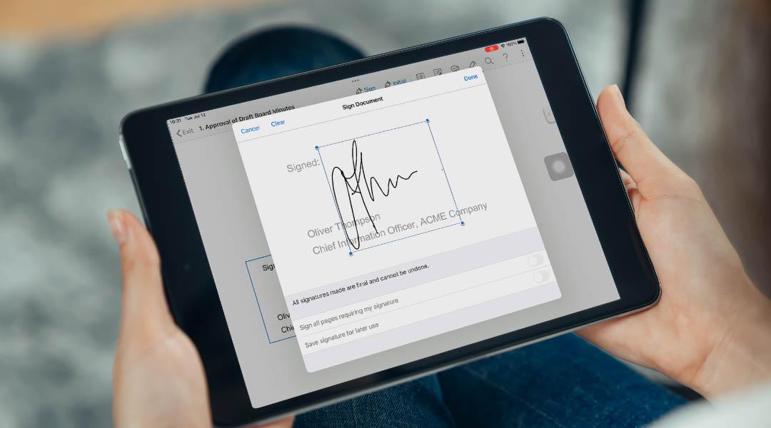 Convene launches its digital signature suite for GCC boardrooms Convene launches its digital signature suite for GCC boardrooms