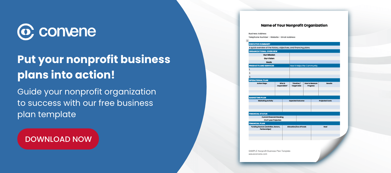 Nonprofit Business Plan Template