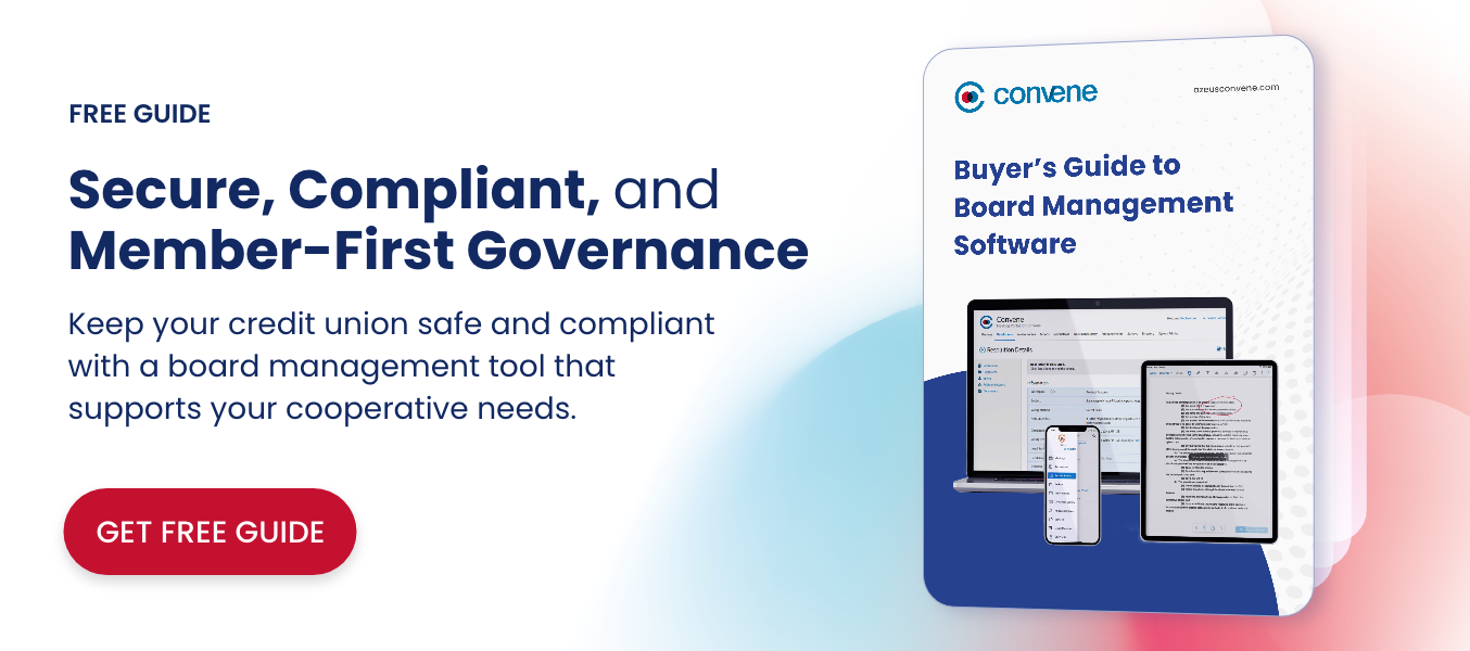 Buyer's Guide to Board Management Software - Credit Union